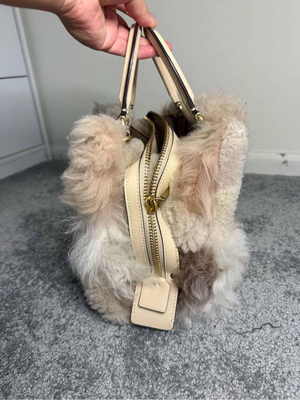 Coach Rogue 25 Shearling Patchwork - Picture 6 of 14